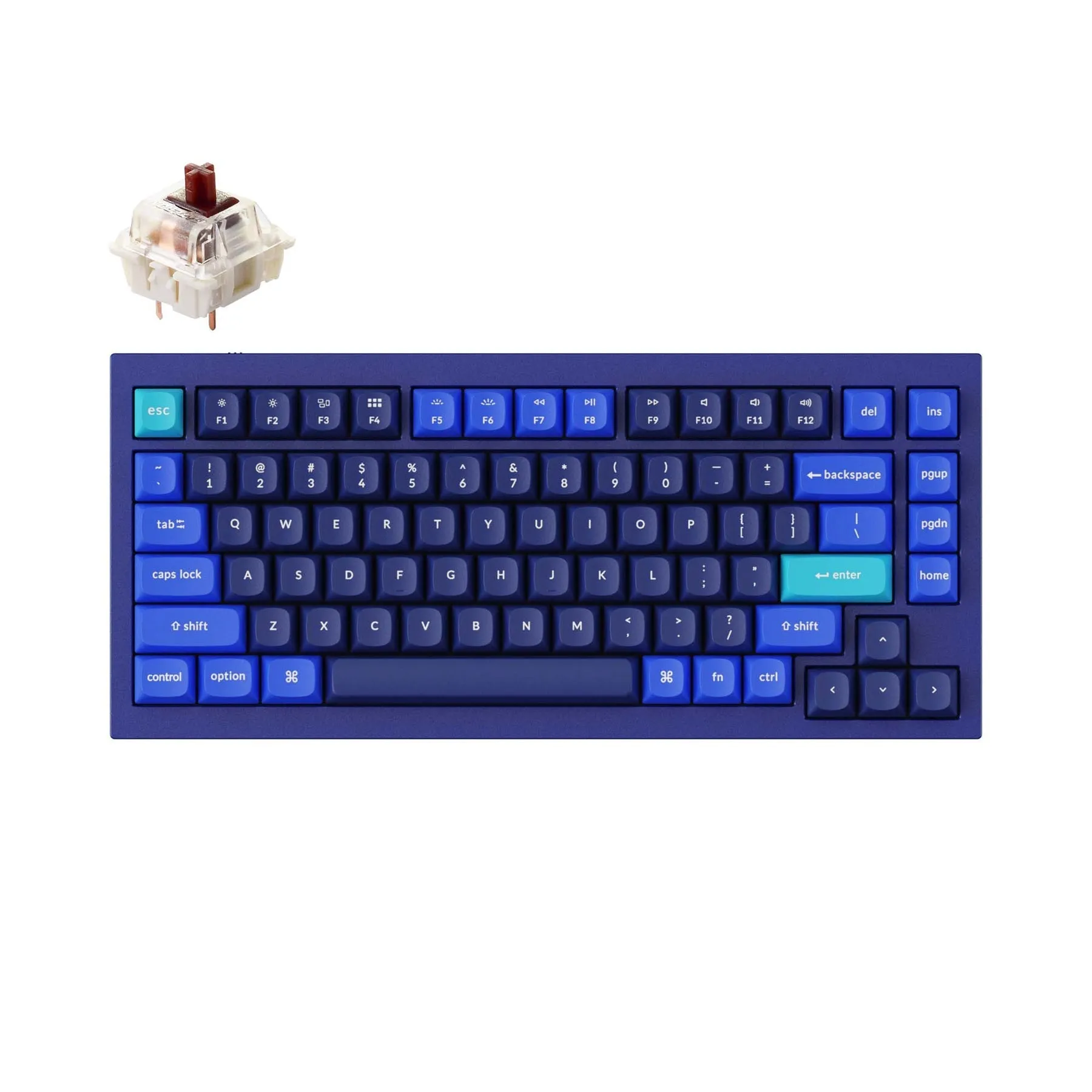 Keychron Q1 QMK Wired Custom Mechanical Keyboard - Version 2(US ANSI Layout)