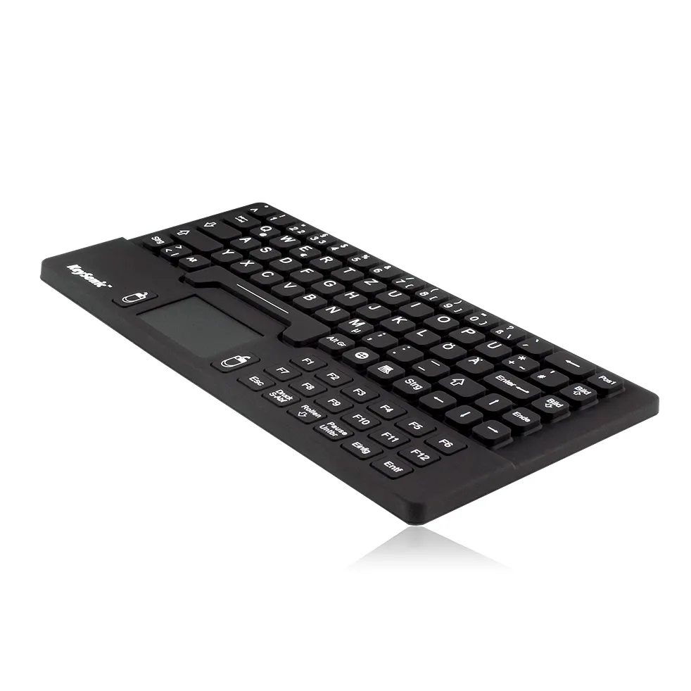 Keysonic KSK-5031 Waterproof Compact Keyboard with Touchpad