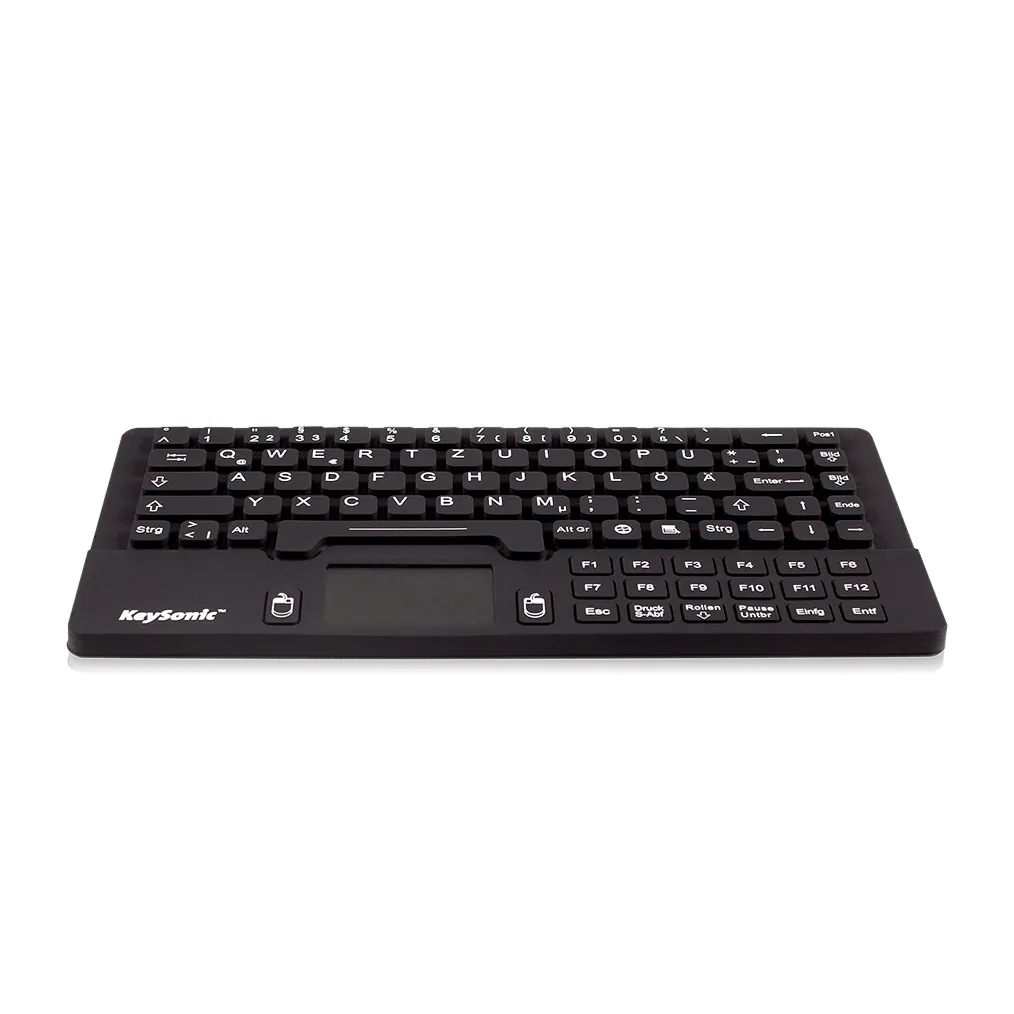 Keysonic KSK-5031 Waterproof Compact Keyboard with Touchpad