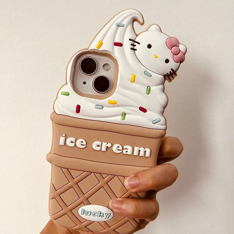 Kitty Ice Cream Phone Case