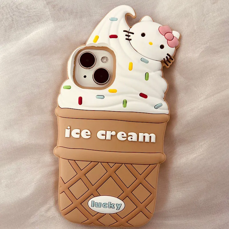 Kitty Ice Cream Phone Case