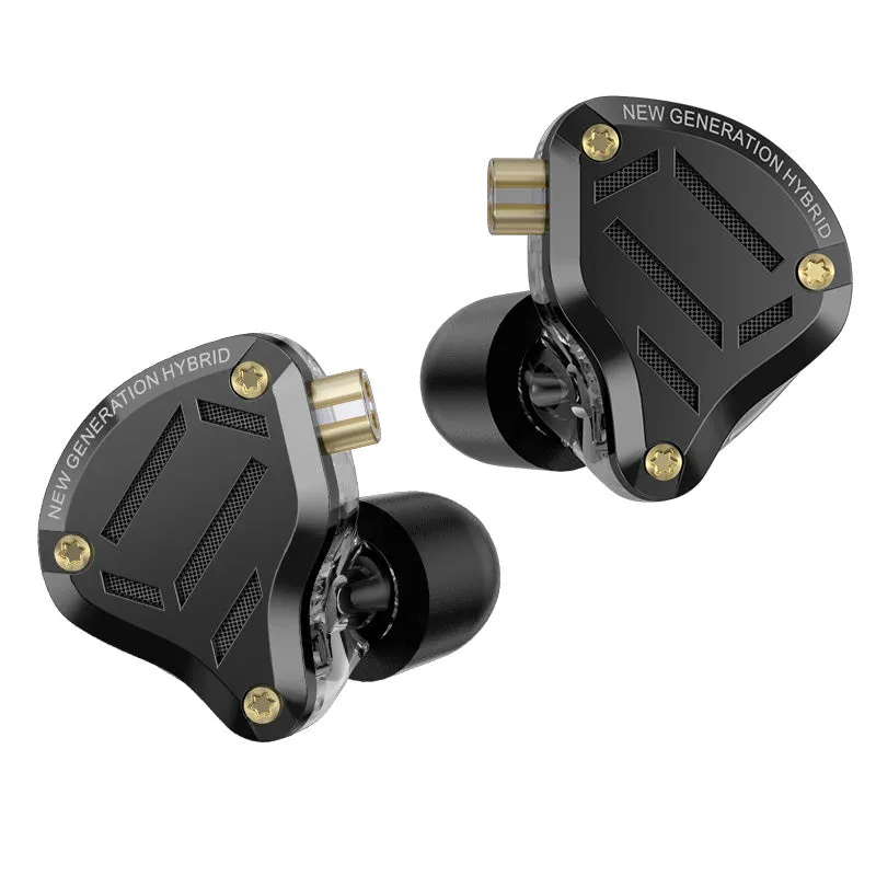 【KZ ZS10 Pro 2】  High-Performance Dynamic Driver Metal Monitor Earphone Noice Cancelling In Ear Game Music Sport HiFi Wired Headset