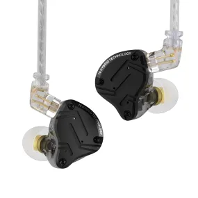 【KZ ZS10 Pro X】 1DD 4BA In-ear Monitor Hybrid Driver Earphone HiFi Bass Headphone Music Game Headset Wired Sports Earbud