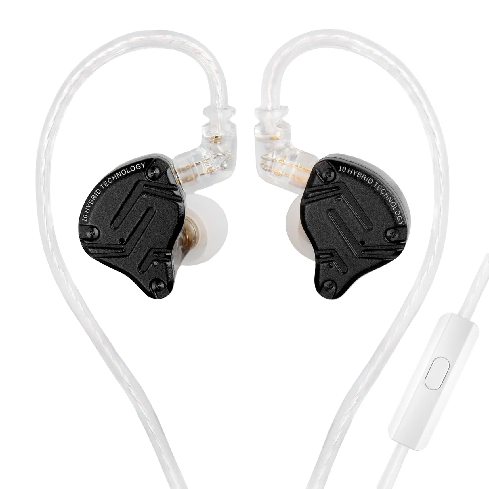 【KZ ZS10 Pro X】 1DD 4BA In-ear Monitor Hybrid Driver Earphone HiFi Bass Headphone Music Game Headset Wired Sports Earbud