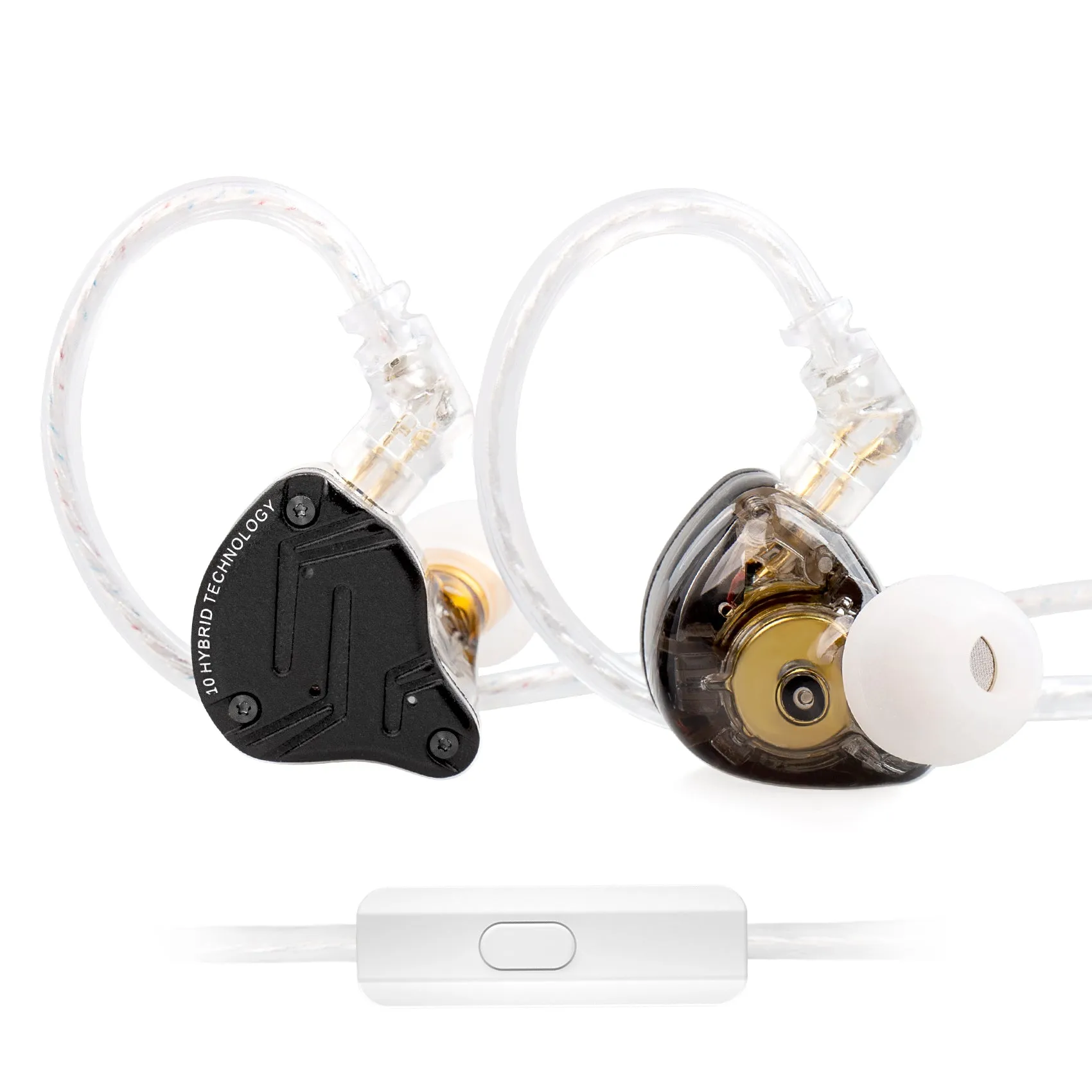 【KZ ZS10 Pro X】 1DD 4BA In-ear Monitor Hybrid Driver Earphone HiFi Bass Headphone Music Game Headset Wired Sports Earbud