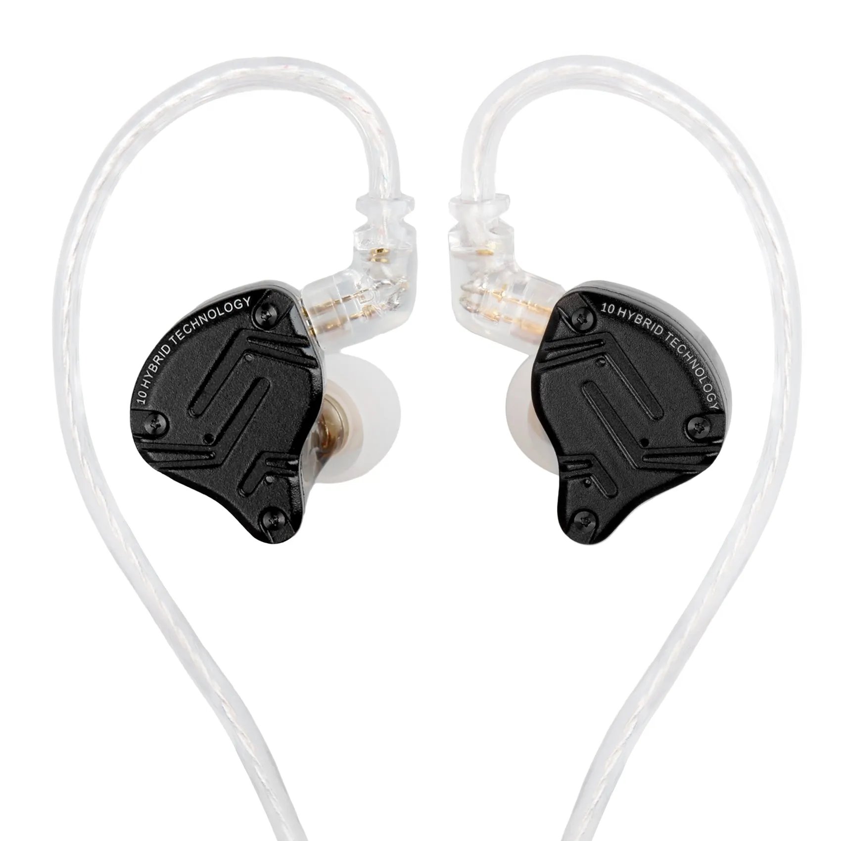 【KZ ZS10 Pro X】 1DD 4BA In-ear Monitor Hybrid Driver Earphone HiFi Bass Headphone Music Game Headset Wired Sports Earbud