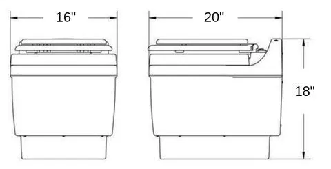 Laveo Dry Flush Toilet