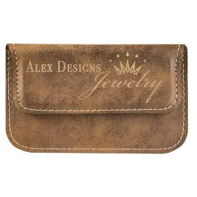 Leatherette Flexible Card Case