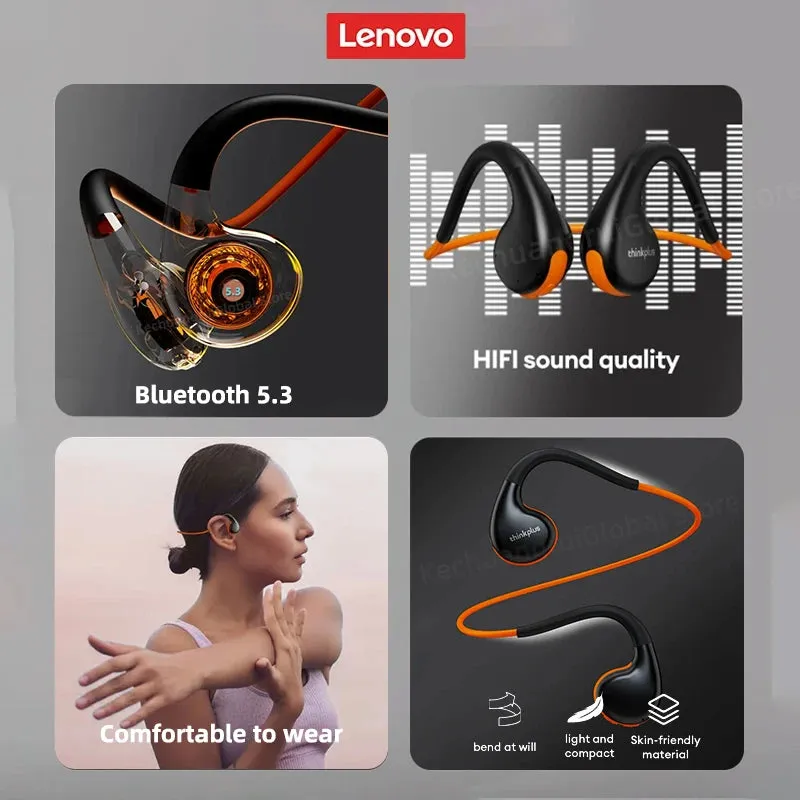 Lenovo bluetooth headphones|Original Lenovo X7 Air Conduction Headphone