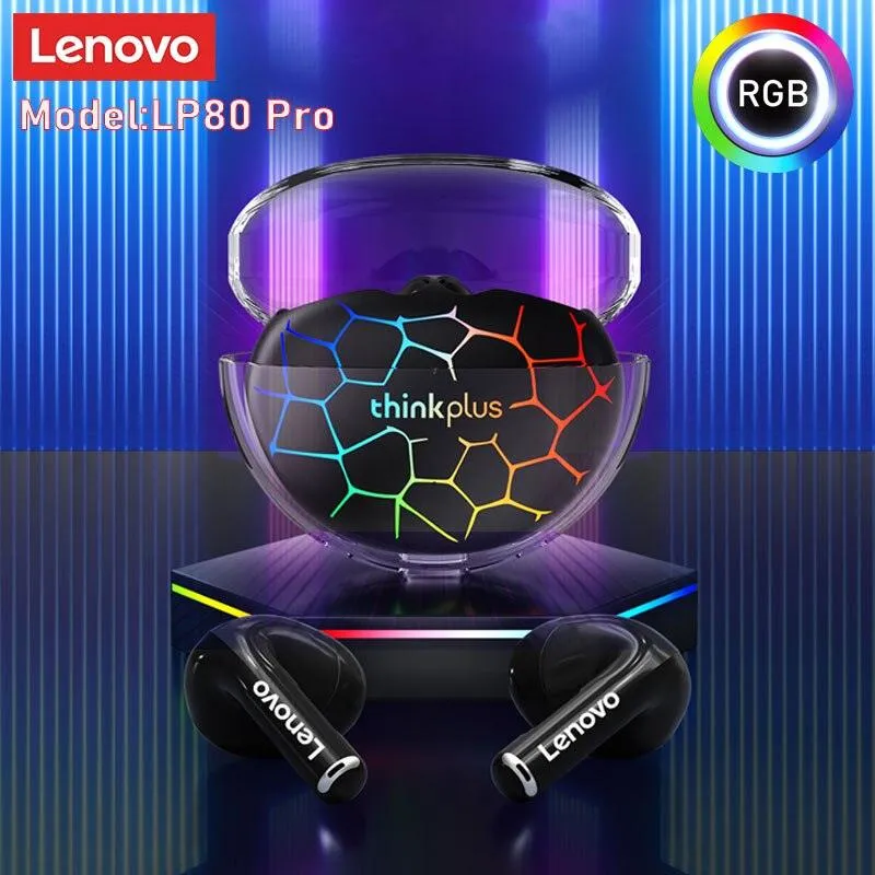 Lenovo LP80 Pro RGB TWS Bluetooth Headset