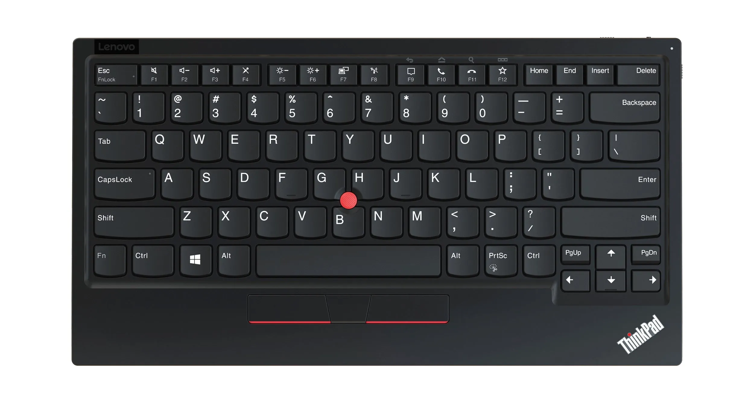 Lenovo Thinkpad Trackpoint Keyboard Ii - Keyboard - With Trackpoint - Wireless - 2.4 Ghz, Bluetooth 5.0 - Us/Uk - Key Sw