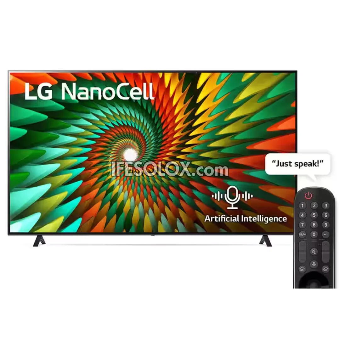 LG 55 Inch NANO77 Series 4K Ultra HD AI Thinq webOS Smart NanoCell TV   2 Years Warranty - Brand New