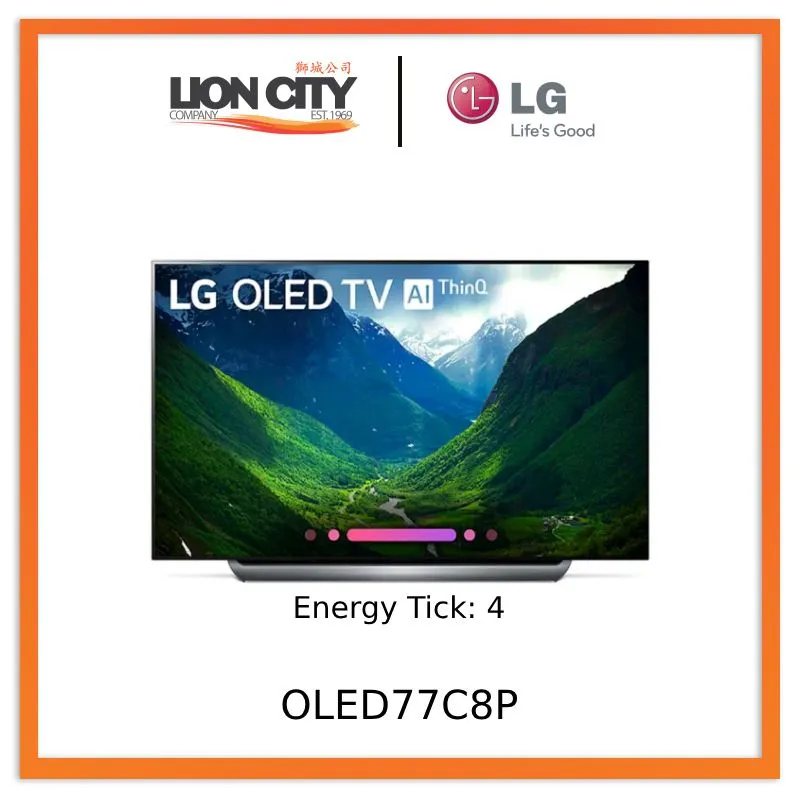 LG OLED77C8P 77" OLED 4K UHD HDR Smart TV