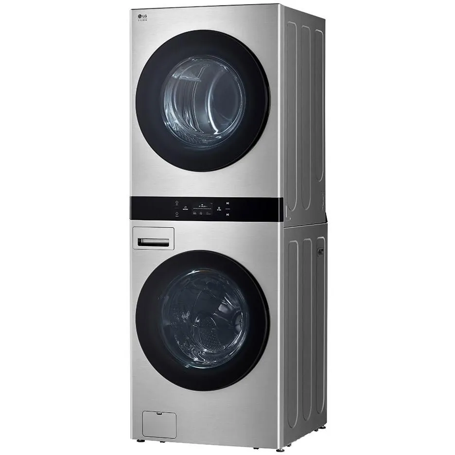 LG STUDIO Stacked Washer/Dryer Electric Laundry Center with Allergiene® Cycle SWWE50N3