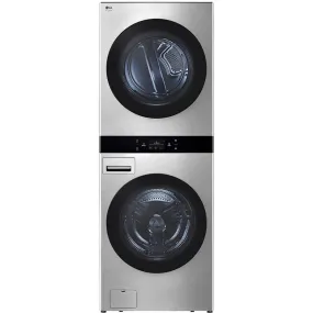 LG STUDIO Stacked Washer/Dryer Electric Laundry Center with Allergiene® Cycle SWWE50N3