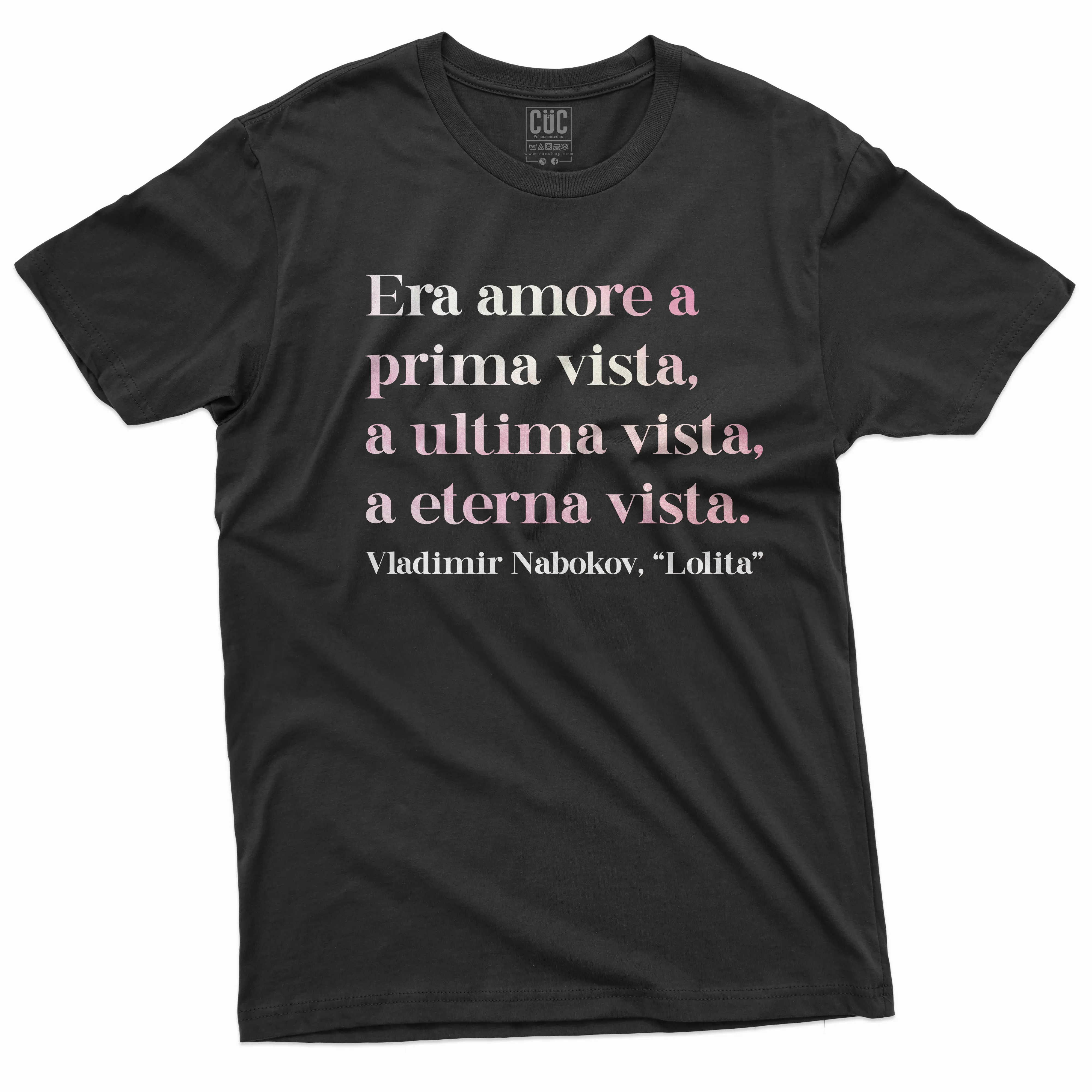 Like New Book T-Shirt Era Amore a prima vista...eterna vista Nobokov dal Libro Lolita