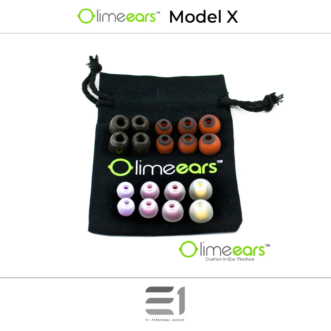 Lime Ears Model X Universal / Custom-Fit In-ear Monitors