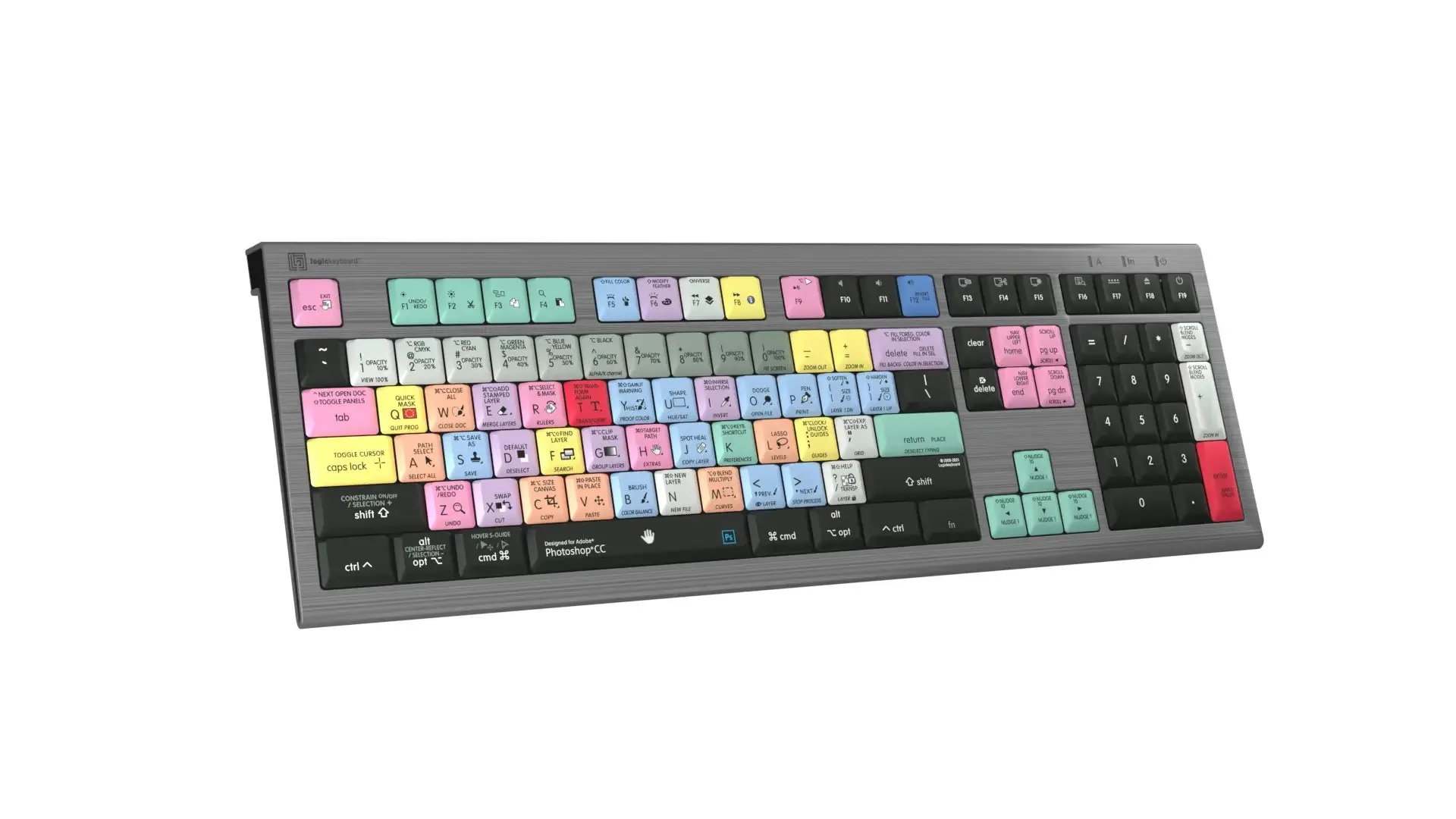 LogicKeyboard Adobe PhotoShop CC MAC Astra 2 US LKB-PHOTOCC-A2M-US