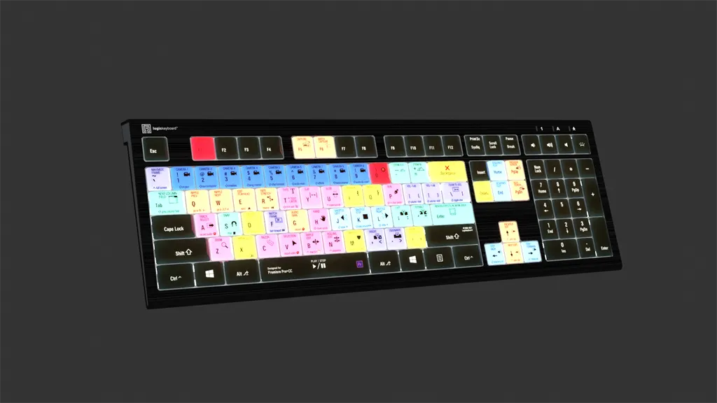 LogicKeyboard  Adobe Premiere Pro CC PC Astra 2 US LKB-PPROCC-A2PC-US