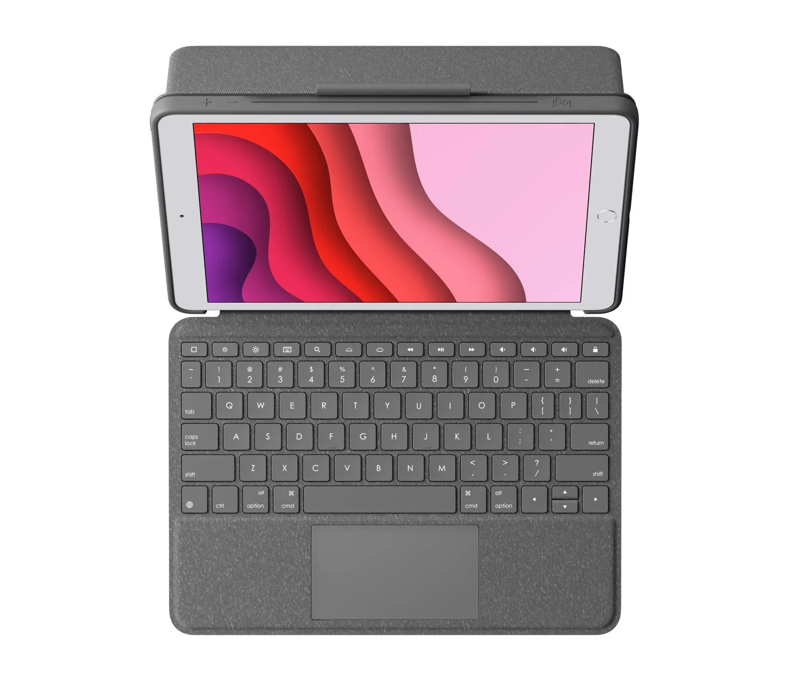 Logitech Combo Touch - Keyboard And Folio Case - With Trackpad - Backlit - Apple Smart Connector - Qwerty - Uk - Graphit