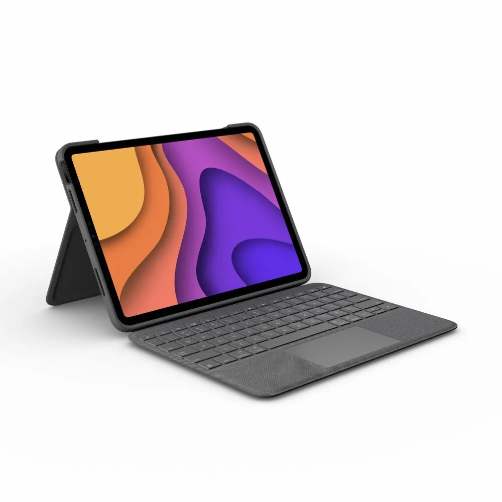 Logitech Folio Touch - Keyboard And Folio Case - With Trackpad - Backlit - Apple Smart Connector - Qwerty - Uk - Oxford