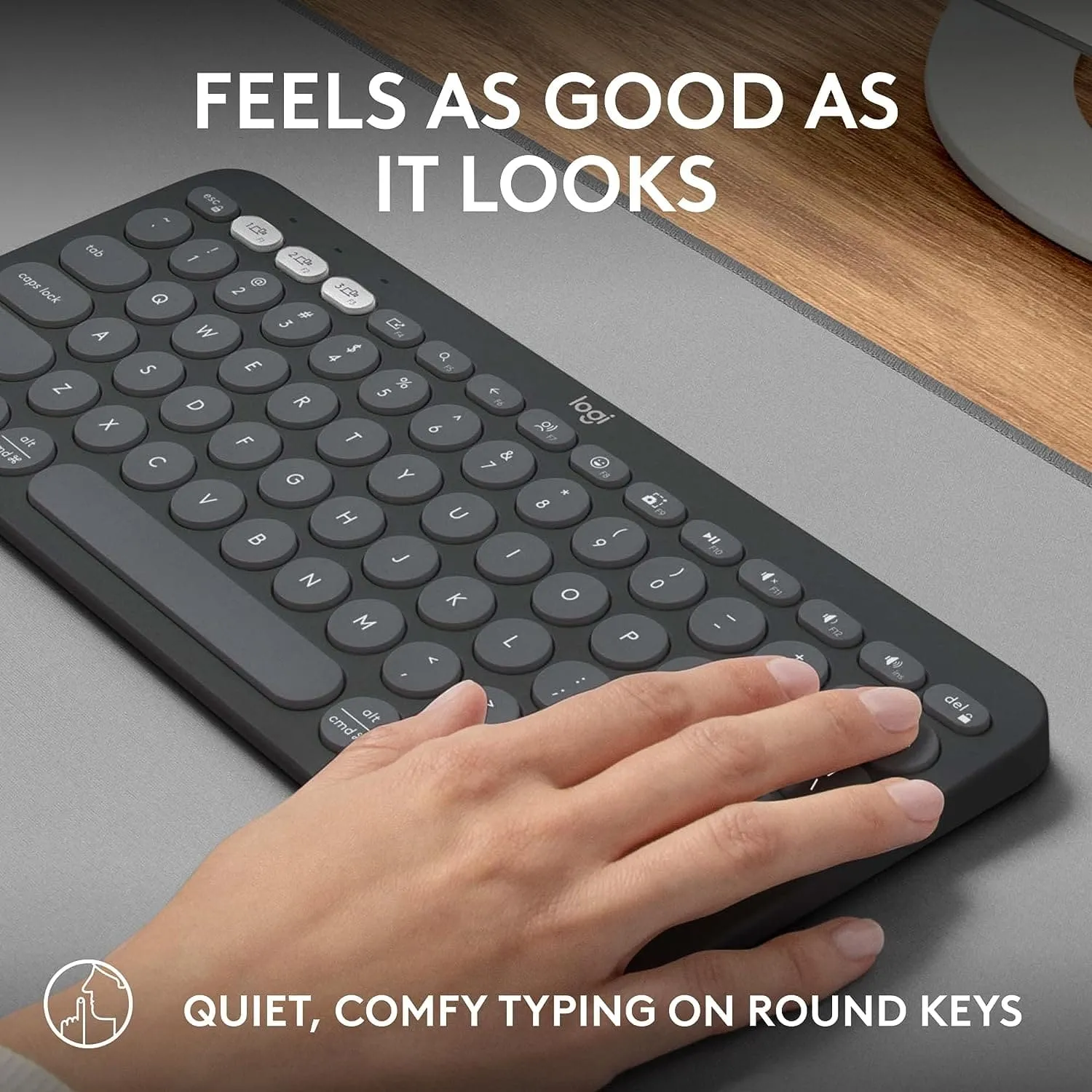 Logitech Pebble Keys 2 K380s Wireless Bluetooth Keyboard