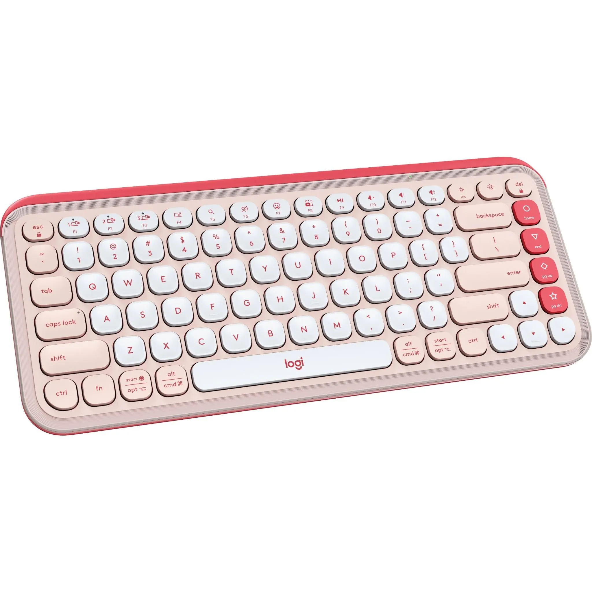 Logitech POP Icon Keys Wireless Keyboard (Rose)