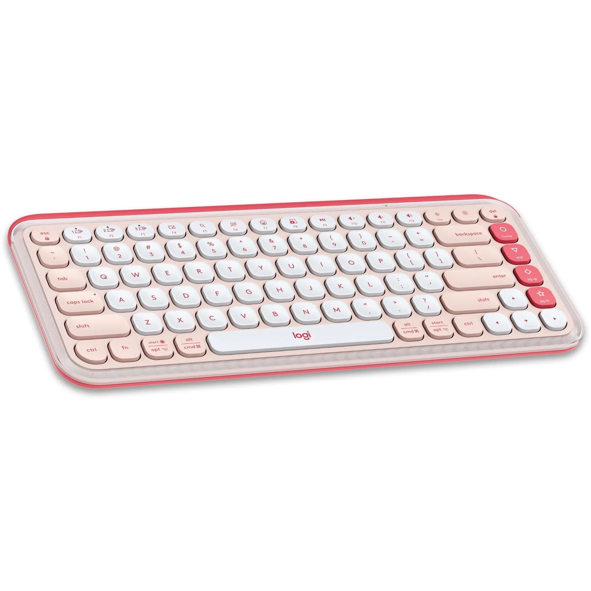 Logitech POP Icon Keys Wireless Keyboard (Rose)