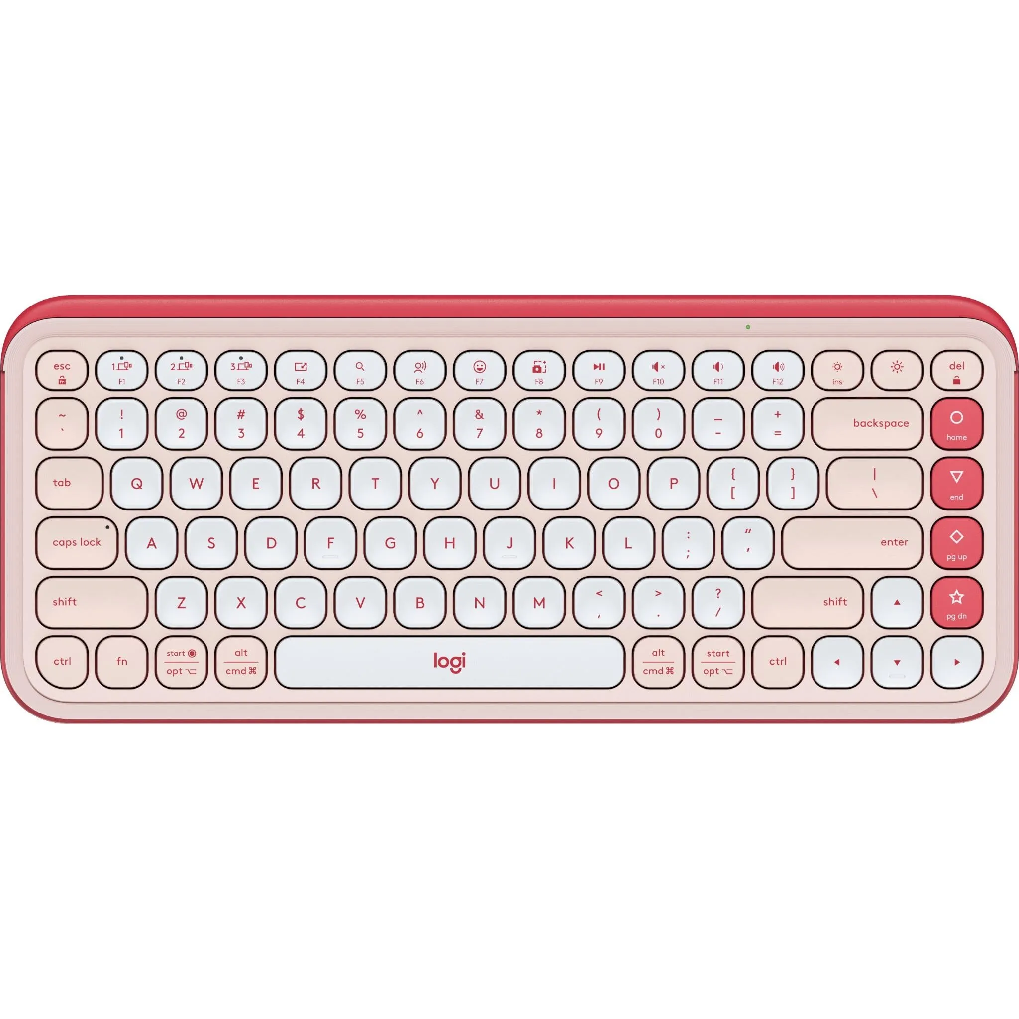 Logitech POP Icon Keys Wireless Keyboard (Rose)