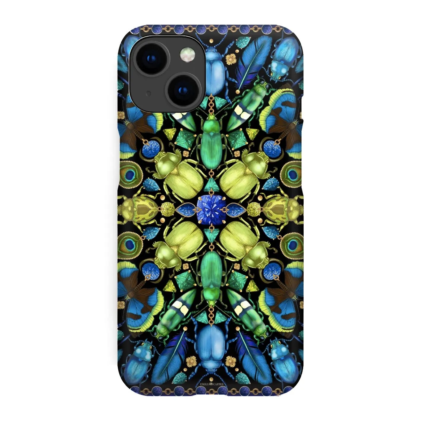 Luxury Phone Case iPhone 15 Pro Max - Beetle & Jewel [Sample]