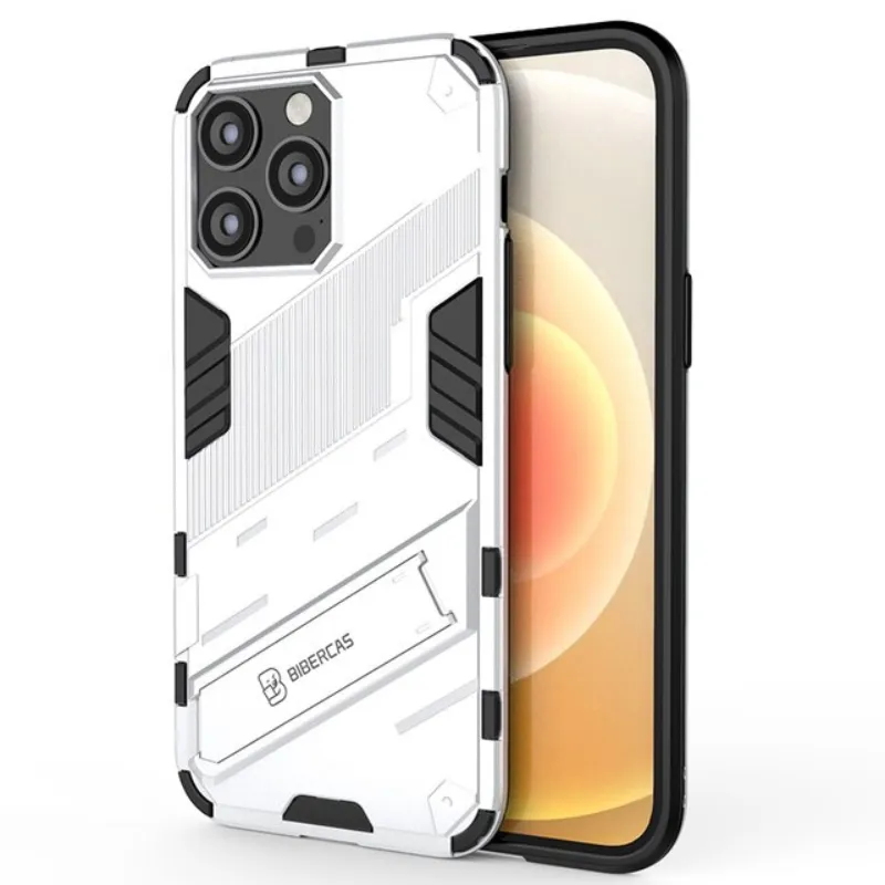 Magnetic Armor Shockproo Phone Case With Kickstand For IPhone