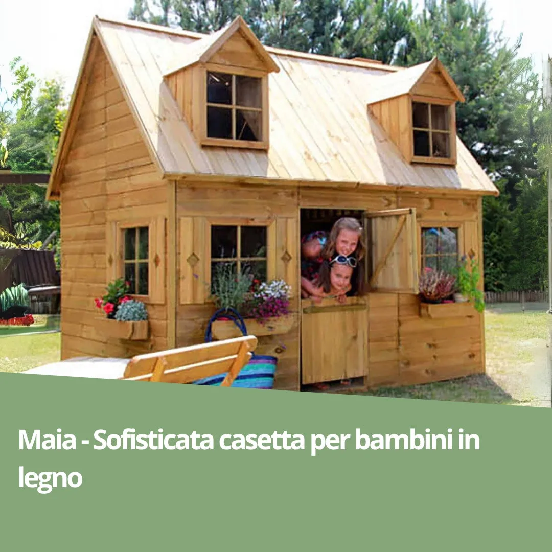 Maia - Sofisticata casetta per bambini in legno