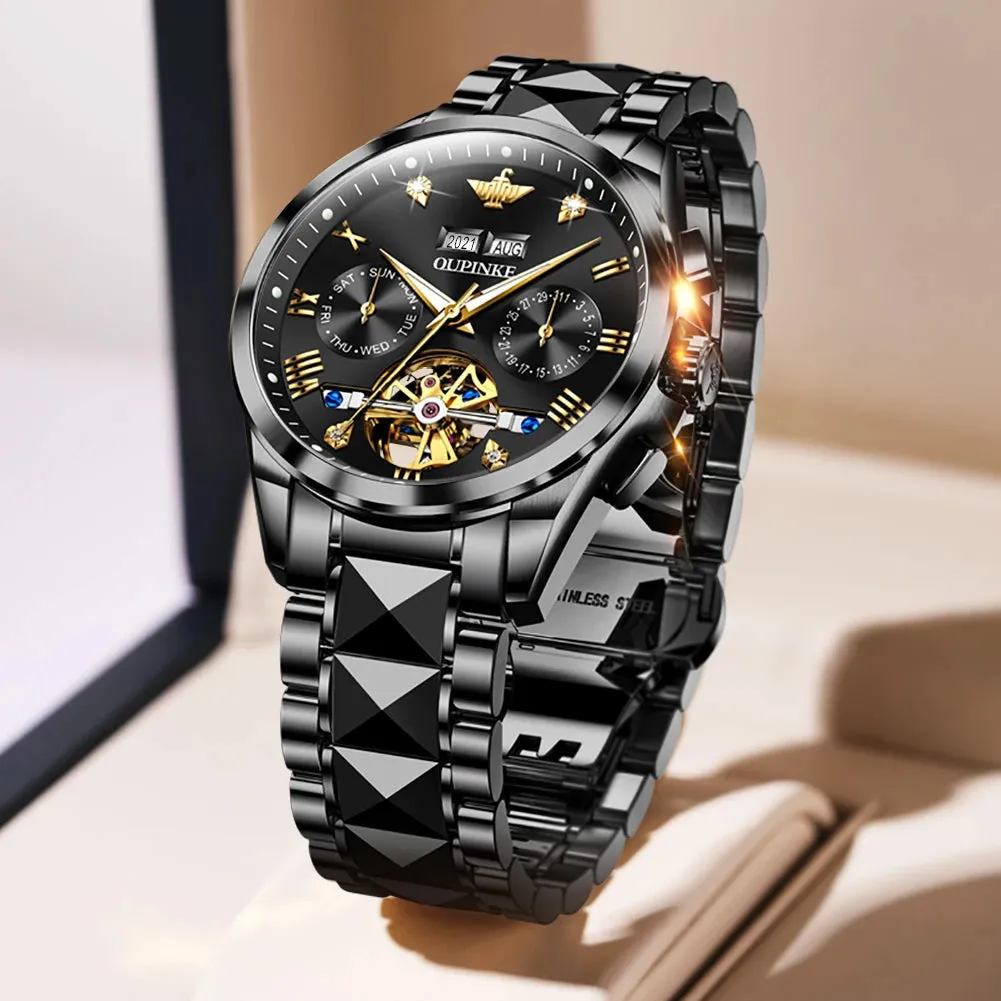 Mechanical Sapphire Crystal Waterproof Fashion Wrist Watches