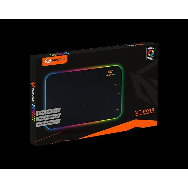 Meetion Glowing RGB LED Backlit Gaming Mouse Pad