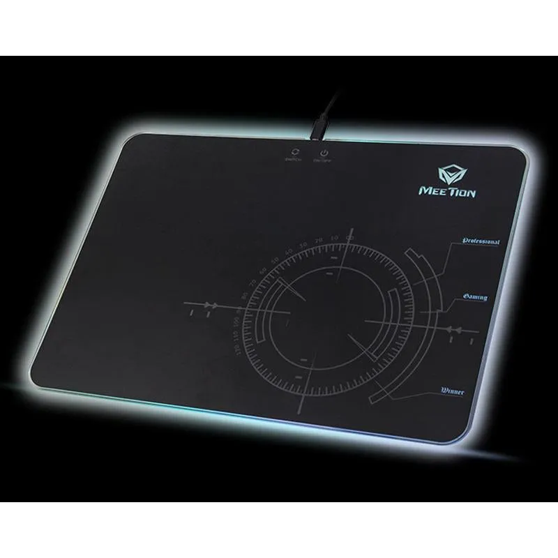 Meetion Glowing RGB LED Backlit Gaming Mouse Pad