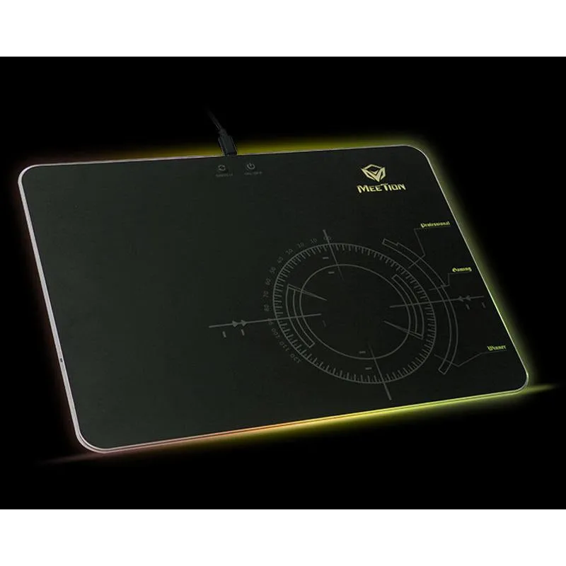 Meetion Glowing RGB LED Backlit Gaming Mouse Pad