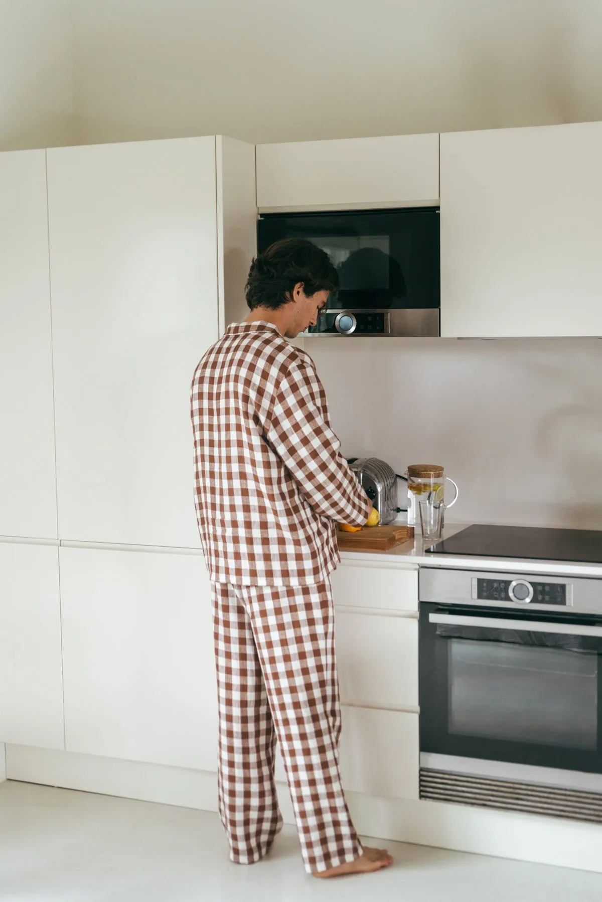 Men's Oliver Linen Loungewear Pyjama Set