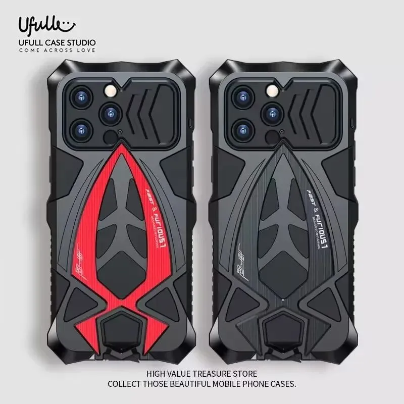 Metal Armor Heavy Duty Silence Phone Cover For iPones