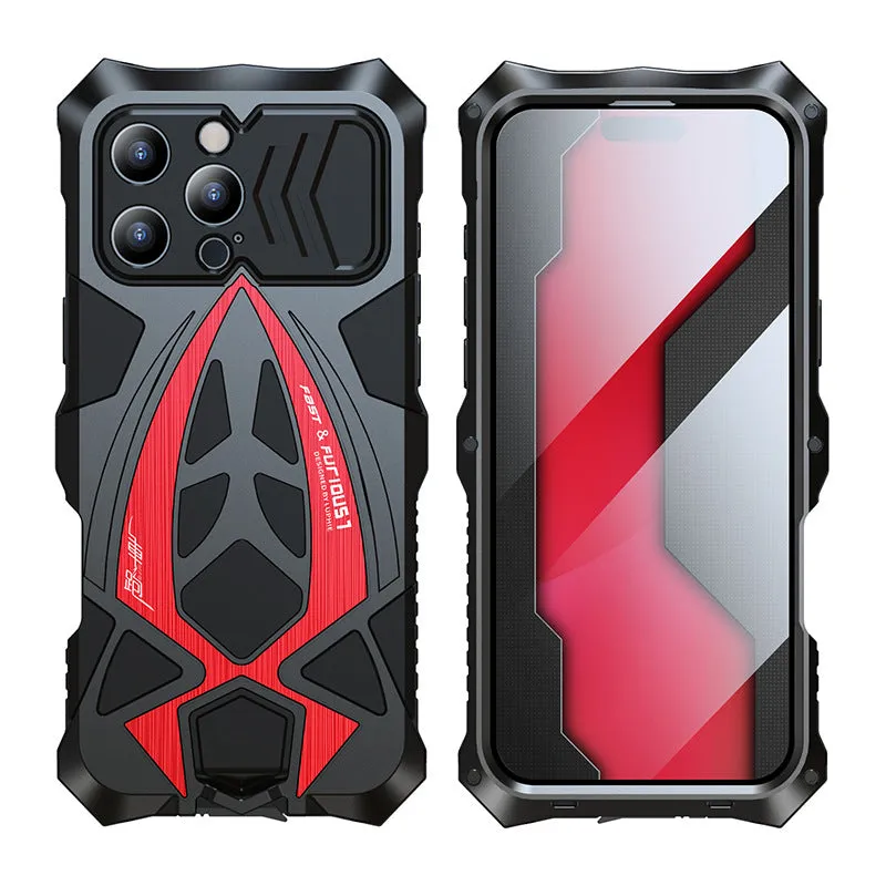 Metal Armor Heavy Duty Silence Phone Cover For iPones