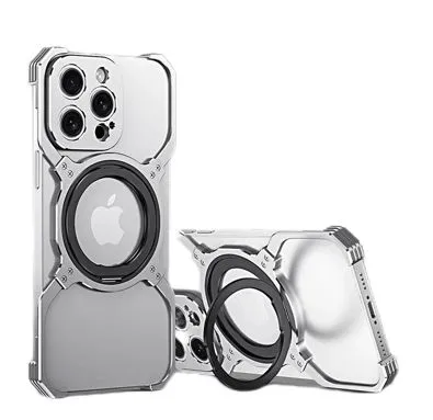 Metal Frameless Alloy Magnetic Cooling Phone Case For iPhone