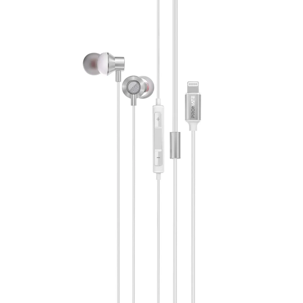 MFi-Certified Ergonomic In-Ear Lightning Connector Earphones