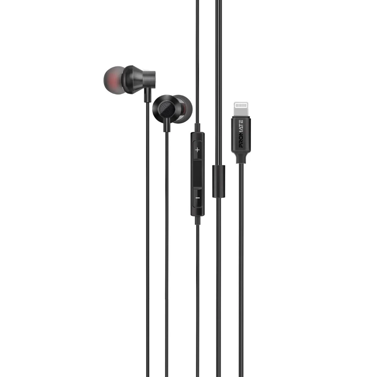 MFi-Certified Ergonomic In-Ear Lightning Connector Earphones