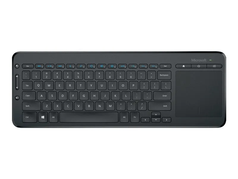 Microsoft All-In-One Media Keyboard Wireless 2.4 Ghz Uk