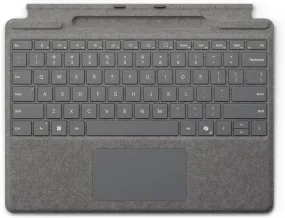 Microsoft Surface Pro Keyboard with Slim Pen Storage - Platinum, Compatible with Surface Pro 8, 9, and 11th Edition