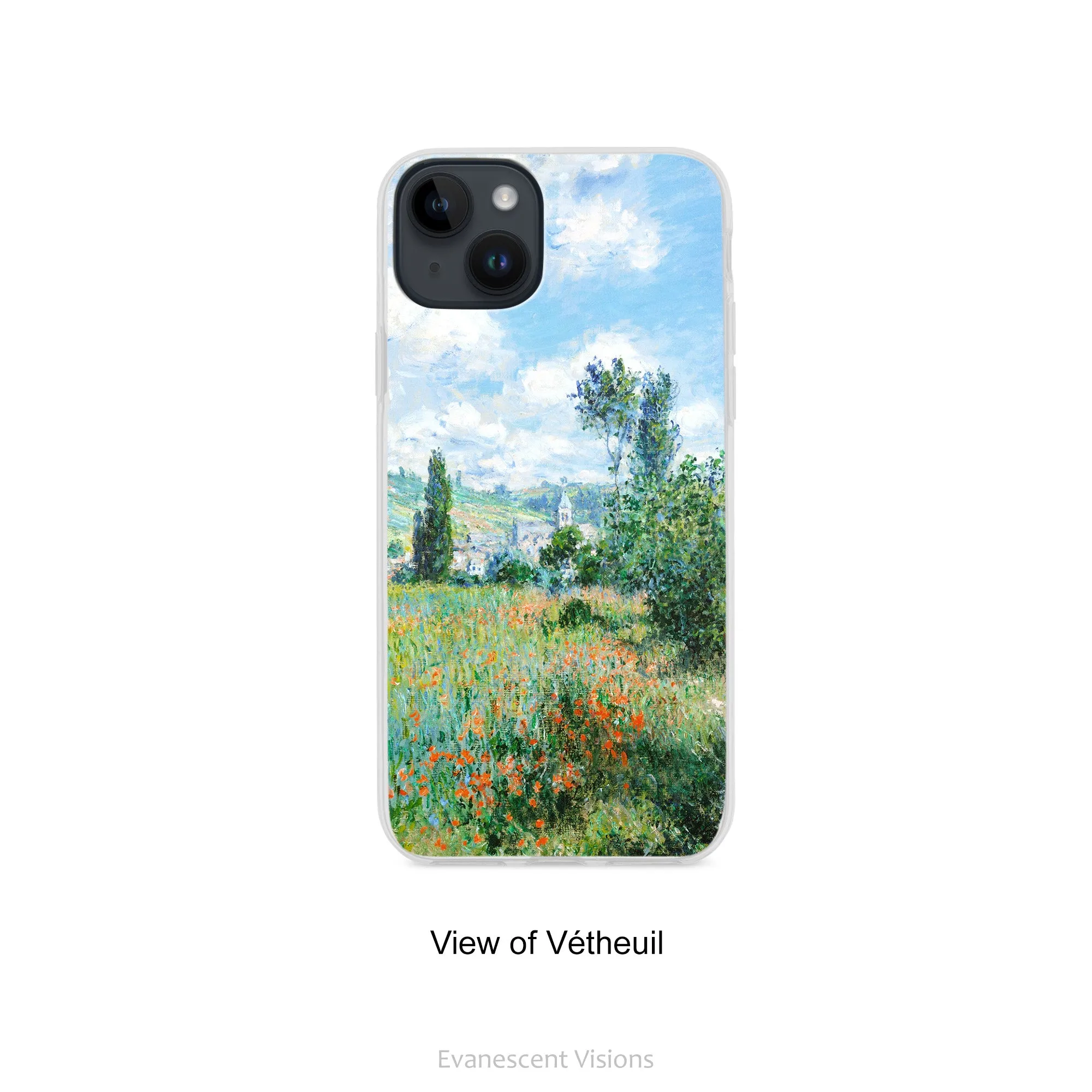 Monet Painting Art Phone Case for iPhones 15, 14, 13, 12, 10, SE 2020