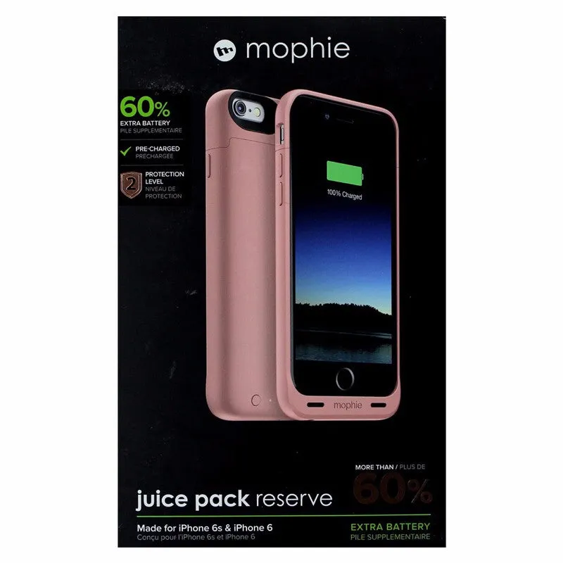 Mophie Juice Pack Reserve 1840mAh Battery Case for iPhone 6/6s - Rose Gold