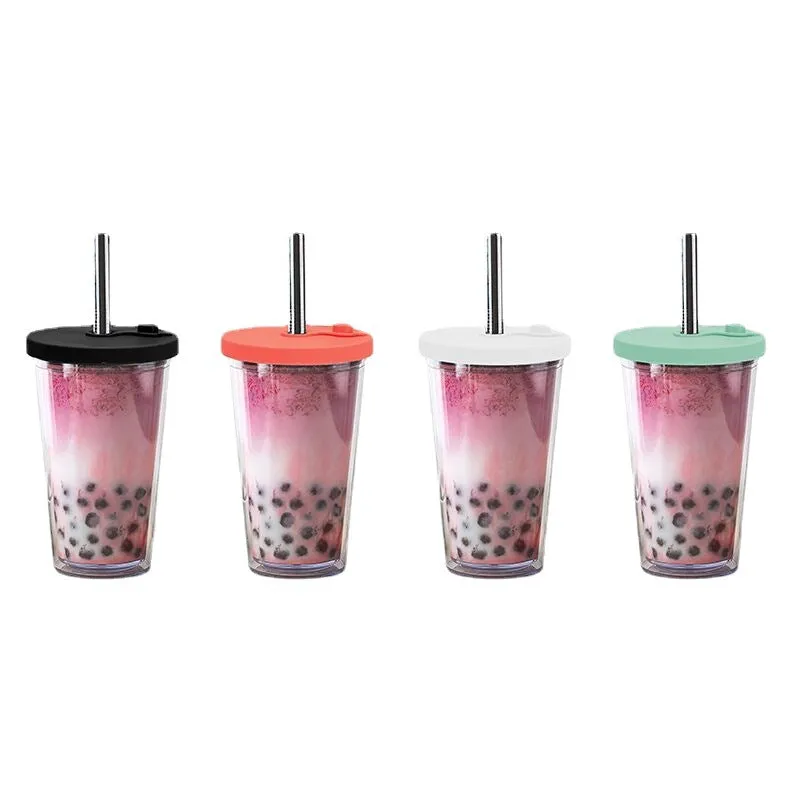 Multi-color cold drink cups