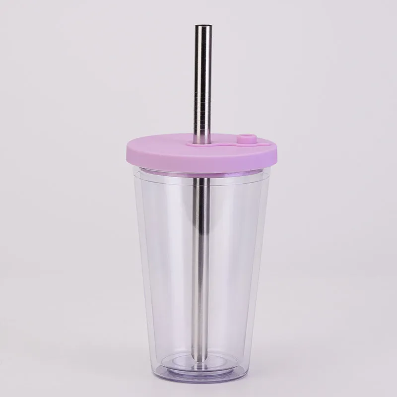 Multi-color cold drink cups