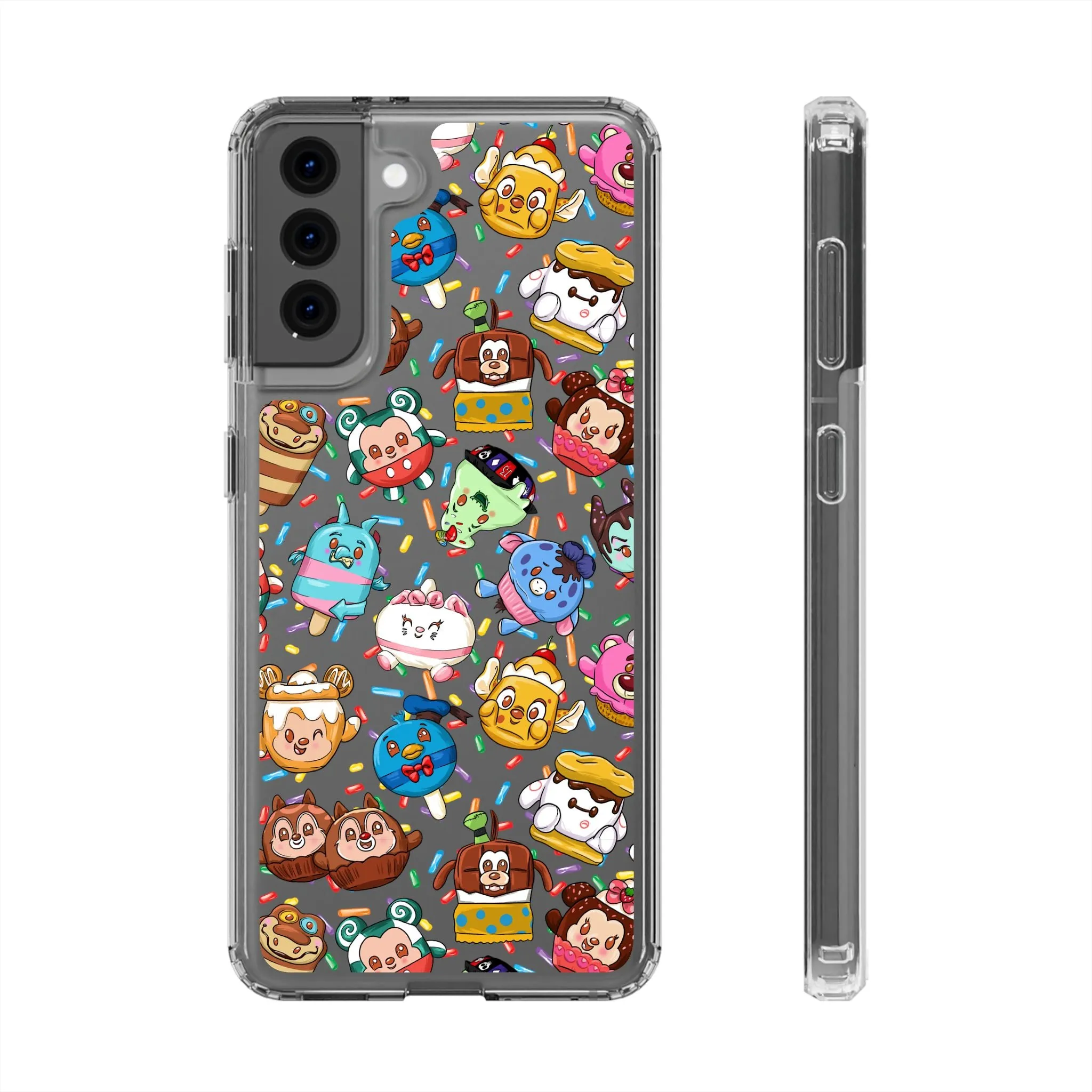 Munchlings Collectibles Clear Phone Case! Disney Inspired Hand drawn Unique Disneyland Magic Kingdom Gift