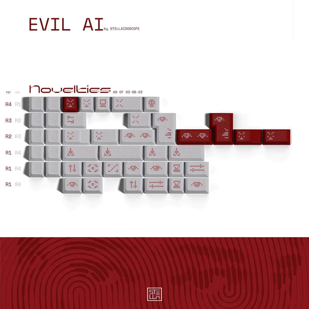 MW Evil AI Keycaps